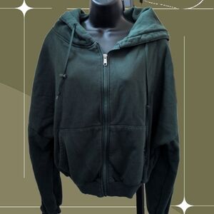 ✨ Popflex Zip Cloud Hoodie In Pine Gametime Green Size Xxs/Xs